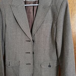 Worthington Brown Patterned Blazer